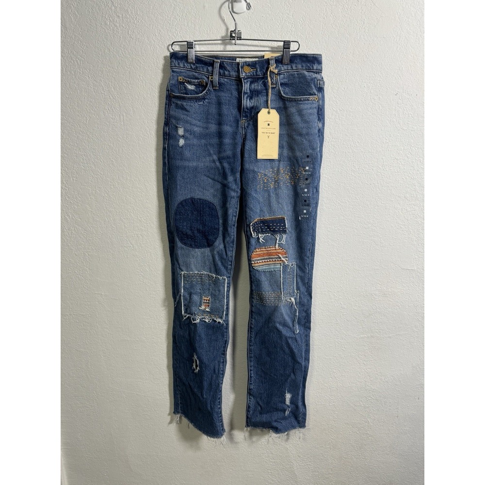 Lucky Brand Easy Rider Mid Rise Boot Yellowstone Jeans Women's Size 0/25 R NEW